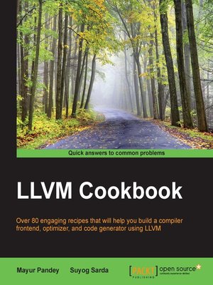 cover image of LLVM Cookbook